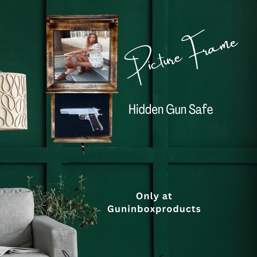 Picture Frame with Lock Burnt Finish